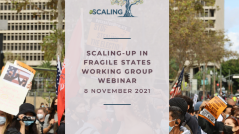 Scaling-Up in Fragile States Working Group Webinar