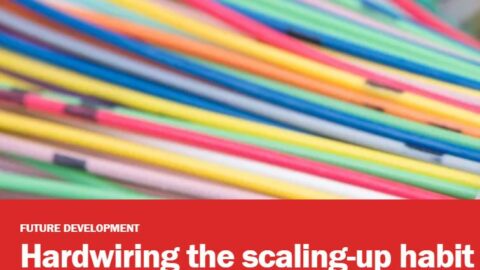 Hardwiring the scaling-up habit in donor organizations