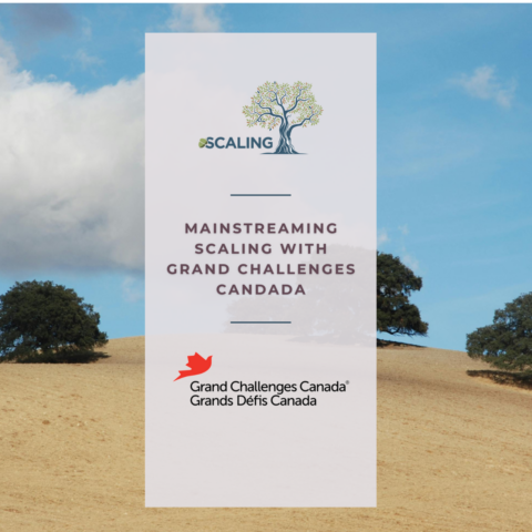 Mainstreaming Scaling with Grand Challenges Canada