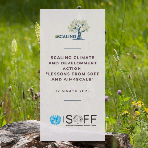 Scaling Climate and Development Action “Lessons from the Systematic Observations Financing Facility (SOFF) and Aim4Scale