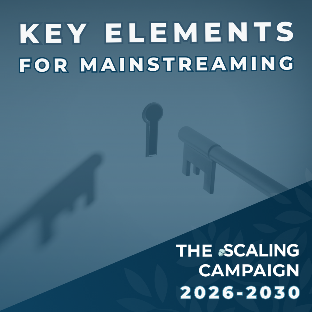 A Framework and Key Elements for Mainstreaming Scaling in Funder Organizations