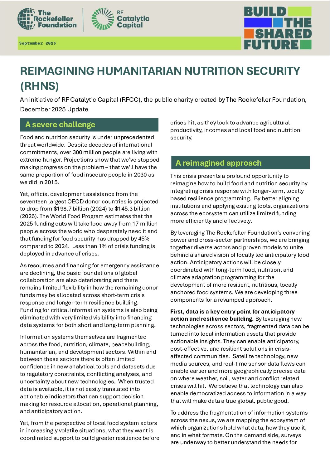 RHNS Program Brochure