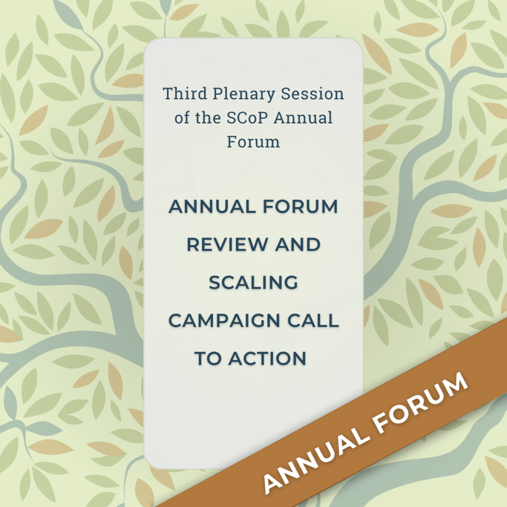 Annual Forum Review & Scaling Campaign Call to Action