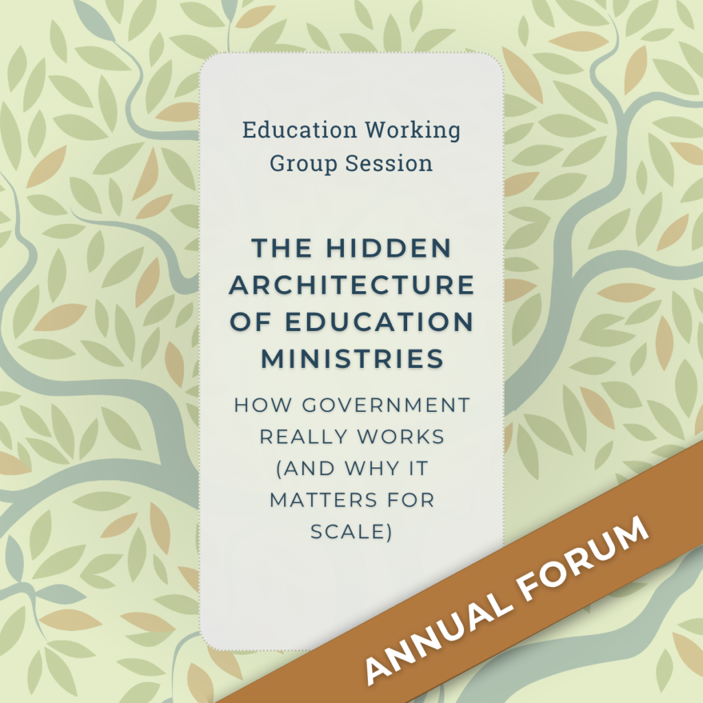 The Hidden Architecture of Education Ministries: How Government Really Works (and Why It Matters for Scale)