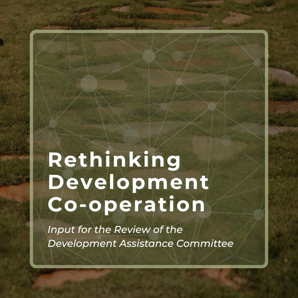 Rethinking Development Co-operation
