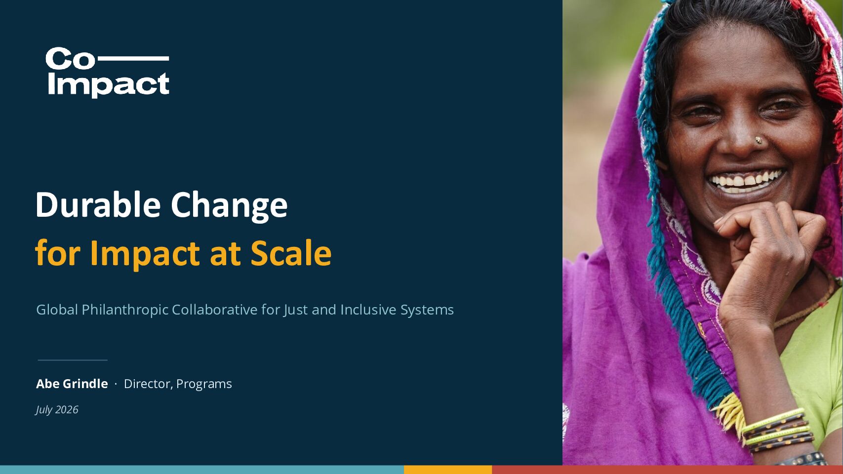 Durable Change for Impact at Scale - Global Philanthropic Collaborative for Just and Inclusive Systems