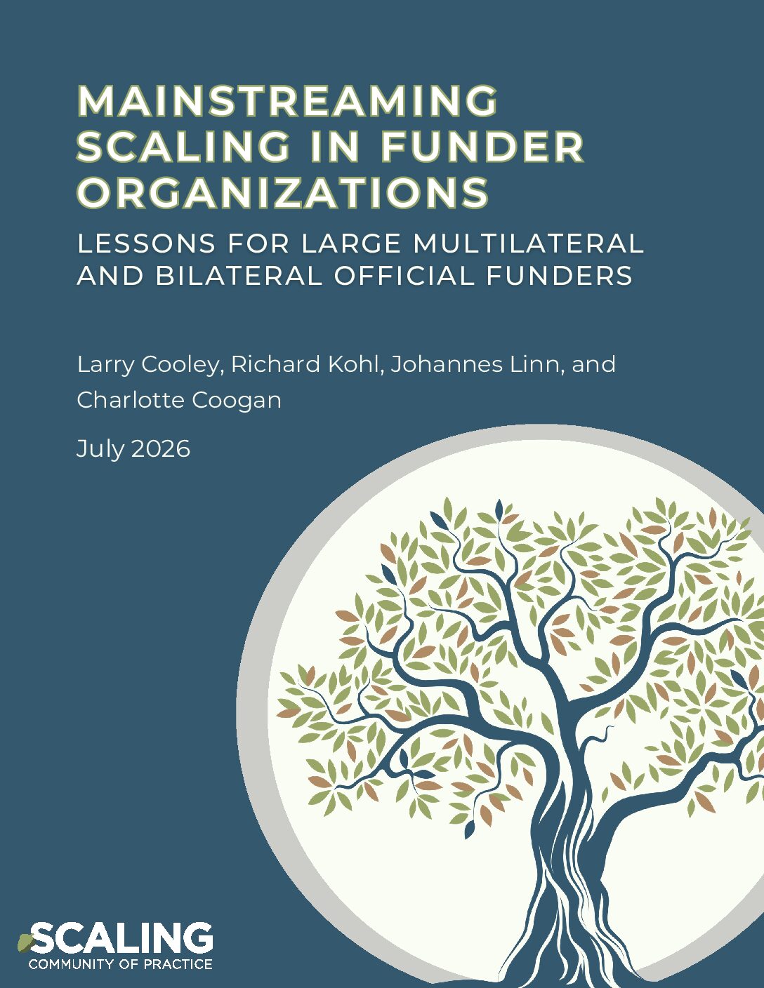 Mainstreaming scaling in multi-bilateral funders FINAL
