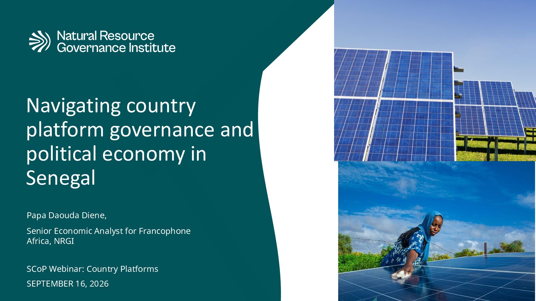 Navigating country platform governance and political economy in Senegal